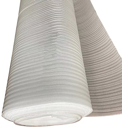 HARICSET Feuchtigkeitsresistent Laminat Unterlage Trittschalldämmung Laminat 2 mm Dick Silence Floor Akustik ALU Gehschalldämmung für Laminat und Parkett mit Alu-Dampfbremse(Size:1 * 30m)