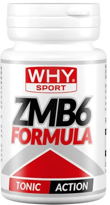 WHY SPORT ZMB6 FORMULA - Integratore Alimentare a Base di Zinco, Magnesio e Vitamina B6 – 90 Compresse