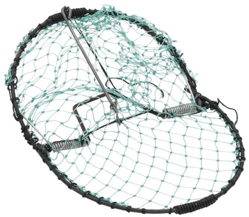 vidaXL Trampa para Pájaros, Red de Captura para Aves Vivas, Protección para Cultivos, Trampa Humanitaria para Animales, Acero Verde