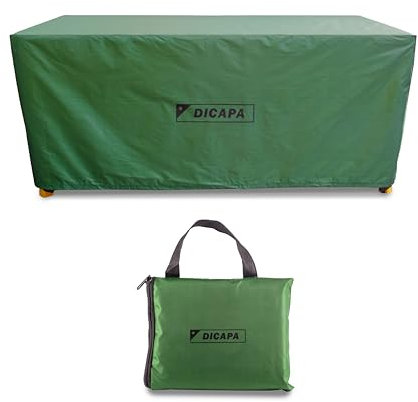 DICAPA Funda Mesa Exterior Impermeable (170x94x70cm) Funda Muebles Exterior Impermeable, Fundas Mesa Rectangular Exterior, Funda Mesa Jardin (Verde)