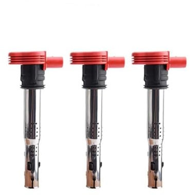 DZSGJNOF Zündmodul 1/2/3/4PCS Auto Zündspule Für VW Für Jetta Für Golf Für Passat Für Tiguan CC Für OEM 06E905115 ABCDE 07K905715F Auto Motor Zündspule Zündspule für einen Automotor(3PCS)