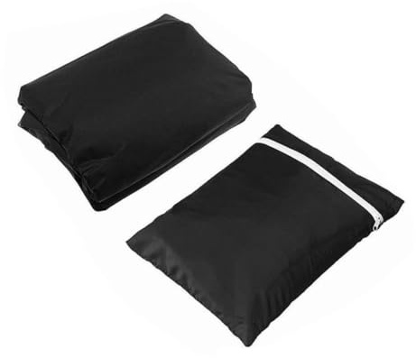 TOPBATHY Funda Protectora para Estufa Poliéster Duradero Revestimiento PVC Protector Horno Antiadherente Funda Barbacoa Protector Suelo Barbacoa