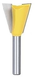 1/6 stücke 6mm Schaft Schwalbenschwanz Gemeinsame Router Bit Hartmetall Holz Fräser Zapfen Cutter for Holzbearbeitung Gravur Werkzeuge(22xD6x23x56L)