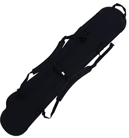 BESPORTBLE Schwarze Snowboardhülle Leichte Aufbewahrungstasche Für Snowboard Snowboardtasche Mit Schutzfunktion Für Skiausrüstung Bei Reisen Mit Auto Bahn Oder Flugzeug