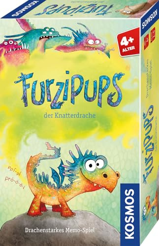 Kosmos Furzipups der Knatterdrache Spiel, Lustiges Memo-Spiel mit Furzipups