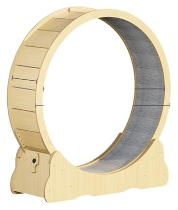 YGDYFDC Cat Wheel Laufband for Katzen, klein, leise, Laufrad for Katzen, Sport-Roller, Spielzeug for Zuhause, Fitness for den Innenbereich Katzenlaufrad(L)