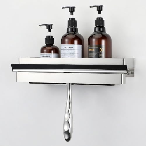 Womamny® Duschablage ohne Bohren | Badezimmer Organizer Regal | Shower Shelf | Shampoo Halterung für dusche - 304 Edelstahl matt