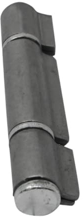 2 bisagras de soldadura SOTOOLS con 3 lengüetas de soldadura de 78 mm, 6 piezas de 11,5 mm de diámetro, separables, soldadas, pernos galvanizados. Incluye arandelas y pernos galvanizados.