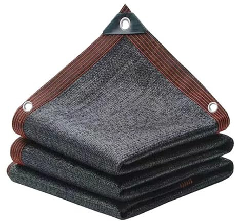 90% Shade Cloth Black, Shade Fabric with Aluminet Grommets Outdoor Sun Shade Net for Plants Cover, Greenhouse, Barns Kennel, Patio, Tomatoes 2M 4M 5M 7M 10M 12M 18M 20M(4x10m)