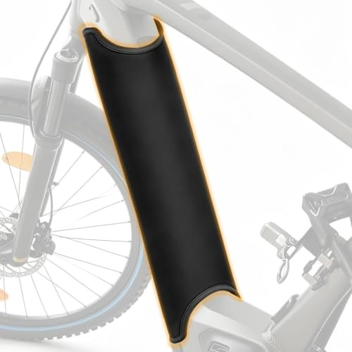 Gmili Funda Protectora para Batería de Bicicleta Eléctrica Tubo 28-40CM, Marco Resistente Protección Contra el frío y el polvo Arañazos Para MTB y E-Bike Portabicicletas y Transporte