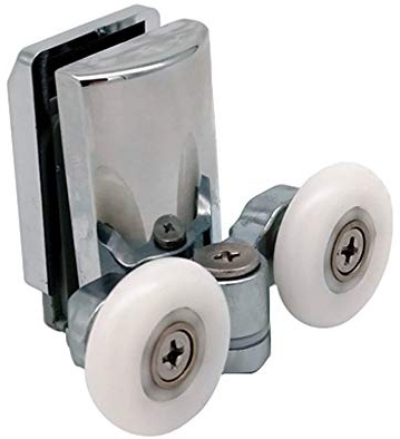 Shower Door Wheels | 20mm, 23mm or 25mm | Uppers or Lowers | Double Twin Shower Door Rollers Runners | ROLL011 (Lower Wheel (23mm))
