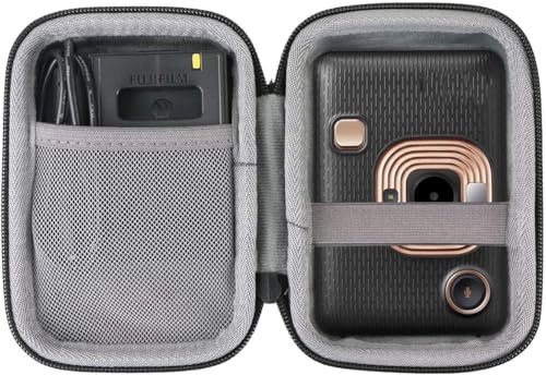 co2CREA Hard Travel Case for Fujifilm Instax Mini Liplay+ Instant Camera | Shockproof EVA Shell with lightweight Hand Strap for Outdoor Travel, Case Only