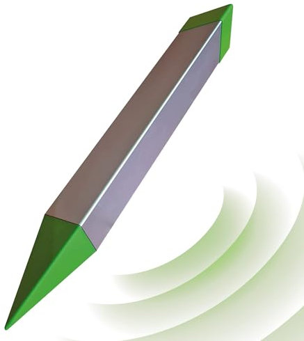 ISOTRONIC Battery-Operated Mole Repeller | Against Moles, Voles, Ants, Snakes and Much Mole Repeller with Quartz Vibrations & Vibrations - 1250 m² Effective Area (1)