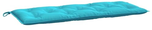 vidaXL Gartenbank-Auflage Türkis 120x50x7 cm Stoff