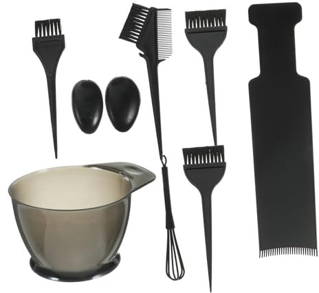 POPETPOP Teiliges Hair Dyeing Mit Robustem Pinsel Und Mischlöffel Inkl Flexiblem Kamm Mit Starren Borsten Für Gleichmäßiges Auftragen Wiederverwendbar Für Diy Haarschneidesalon Und Heimgebr