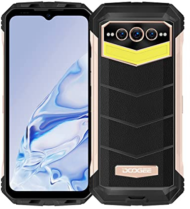 DOOGEE S100 Ultra, Helio G99 20GB + 256GB Batería 22000mAh, Smartphone 4G sin contrato, Cámara 108MP (Infrarrojo 20MP) + 16MP + 32MP 6.58Pulgadas, Carga Inalámbrica NFC, Oro