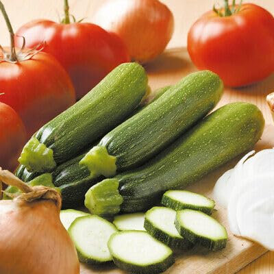 Buy4seeds Vegetable Courgette F1 Midnight 10 Seeds Zucchini Easy to Grow