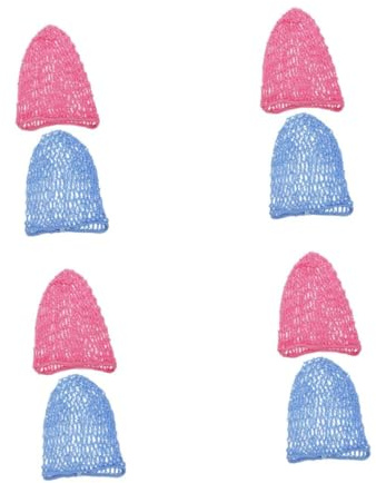 Homoyoyo 4 Sätze Haarnetz Haarpflege Seiden Schlafkappe Mesh Haarwickel Wiederverwendbares Haarnetz Haarnetze Für Frauen Trucker Mütze Damen Haarnetze Satin Schlafhaube 2 STÜCKE * 4