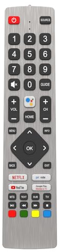 FOXRMT Replacement Sharp TV Remote Control, Universal for Sharp TV Remote Remote Control for Smart TV with 4 Shortcuts Button, No Setup Required
