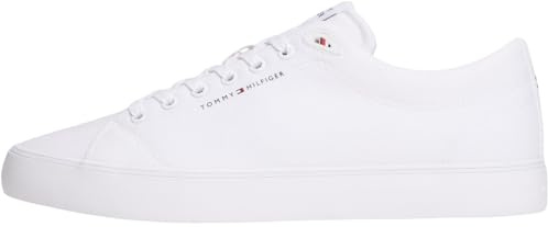 Tommy Hilfiger Harlem Core II CVS FM0FM05817 Low Top para Hombre, Color Blanco (Blanco), 8