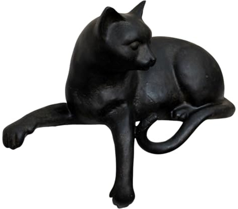 GH Dekofigur Katze liegend