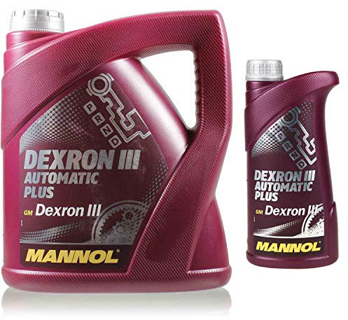 Olio originale MANNOL per cambio automatico Dexron III Automatic Plus Gear Oil, 5 litri
