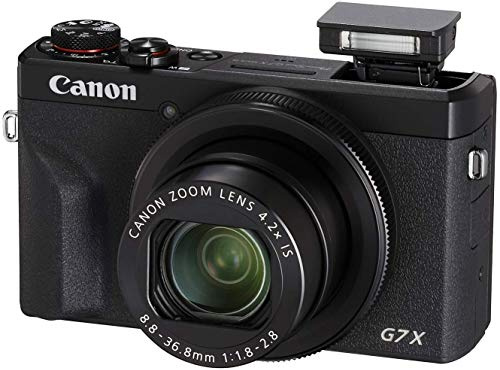 Canon PowerShot Digital Camera [G7 X Mark III] with Wi-Fi & NFC - International Version - Black (Renewed)