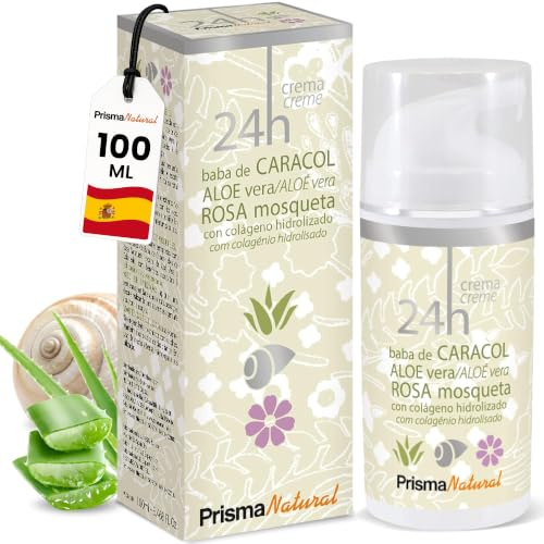 PRISMANATURAL CREMA BABA DE CARACOL+aloe+rosa m. – convient à ceux qui recherchent un produit fiable au quotidien, produit spécialisé pour un usage quotidien, contenance 100 ml et est conçu pour offri