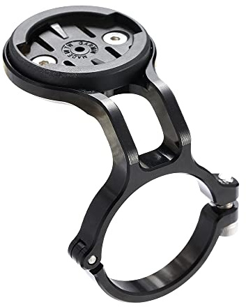 Cestbon Mountainbike-Halterung für Garmin Edge Wahoo Elemnt Bryton Rider Stages Dash Hammerhead Karoo, Fahrradvorbauhalterung für Lenker, 31,8 mm (schwarz)