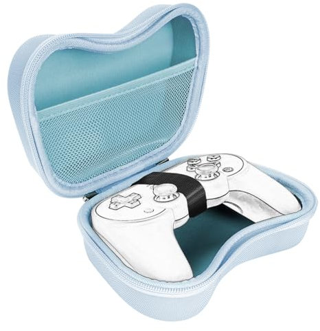 Linkidea Hard Travel Controller Case Compatible with 8BitDo Pro 2 / Ultimate Bluetooth / 2.4G Dual Sense Wireless Controller Gaming Accessories Carrying, Game Protective Storage Bag