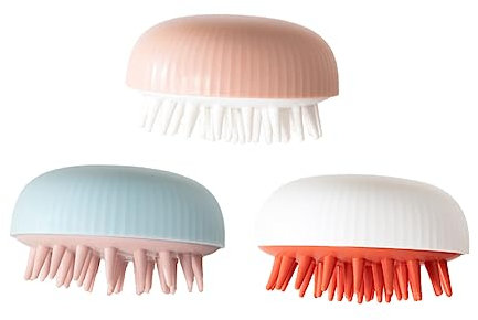 Beaupretty 3stücke Haarshampoobürste mit Kopfhautmassagegerät und Peeling-bürste für Haarreinigung Ergonomisches Design für Einfachen Gebrauch Undhalten