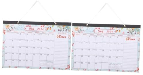 Lurrose 2stücke Wandkalender Organisierender Countdown-kalender Monatskalender Für Zuhause Und Büro Kreatives Design Mit Magnetischem Kühlschrank-element Für Notizen Und Erinnerungen