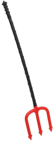 LIFKOME Teufels-Cosplay-pitchgabel Dämonen-Requisite Halloween-Dekoration Teufelsgabel-Ornament Kostüm-zubehör Abnehmbar Tragbar
