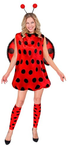 W WIDMANN MILANO Party Fashion - Costume coccinelle, costume d'animal pour carnaval, soirées à thème