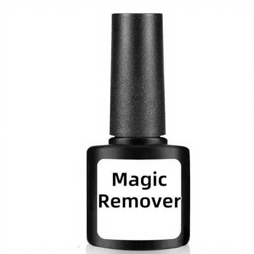 1 Pezzi Gel Polish Remover, 15ml Remover Semipermanente Unghie, Facilmente e Rapidamente lo Smalto in 3-5 Minuti, con Nail (Bianco)
