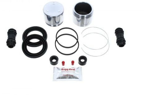 Bigg Red – FRONT L&R Brake Caliper Rebuild Repair Kit + Pistons – Fits ISUZU PICKUP (2002–2016)