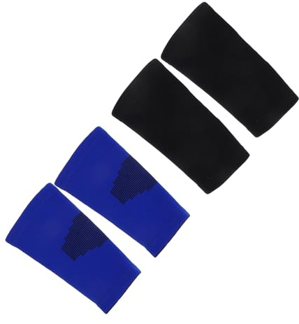 HAKIDZEL 2 Pares de Coderas para Baloncesto y Voleibol y Material de Spandex de Compresión Diseño Transpirable Protección y Comodidad para Niños