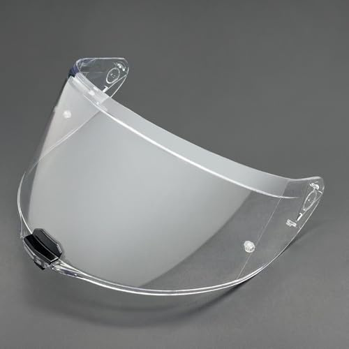 AFGJHYT Visiera Casco Moto per LS2 FF811 Vector II Citation II FF811, Visiera con Protezione UV, Visiera di Ricambio AntiGraffio e Antiappannamento, Bloccaggio di Sicurezza Rapido,I Transparent