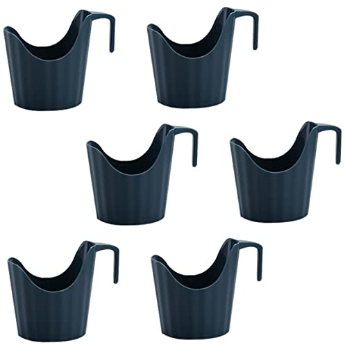 WEKAMOS 6 Piezas Portavasos Aislante Antiquemaduras de Unidades Soporte Práctico para Tazas Desechables Diseño Ligero y Duradero para Oficina y Hogar