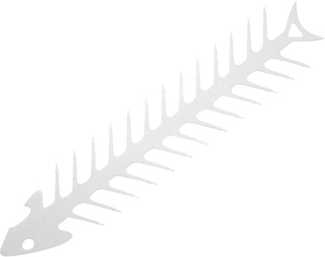 Outdoor Campeggio Griglie Spiedini Apribottiglie Metallo a Forma di lisca di Pesce Spiedo Barbecue Griglie Arrosto Grill Strumento BBQ Torrefazione Forchetta Riutilizzabile Torrefazione Forchetta