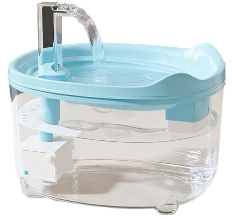 Fuente de Agua para Mascotas, Fuente de Agua para Gatos y Perros – automática de 1,5 L para Mascotas, Suministros para Alimentar a Animales pequeños, Gatitos y Cachorros