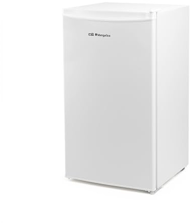 Orbegozo Nevera con compresor NCO 3090, capacidad 91 litros, clase E, dimensiones: 475 x 832 x 442 mm, blanco.
