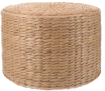 MOLUCKFU Taburete Tejido para Niños Diseño Adorable, Ligero y Fácil de Mover, Adecuado para Jardín y Espacio al Aire Libre, Estilo Puff Almacenaje Redondo