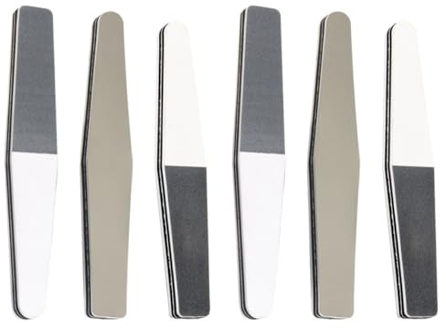 Toyvian Set 6 Pezzi Strisce Abrasive per Unghie a 3 Facce in Spugna Spessa, Strumenti Portatili per Manicure e Riparazione Unghie, Accessori per Bellezza Nail Spa