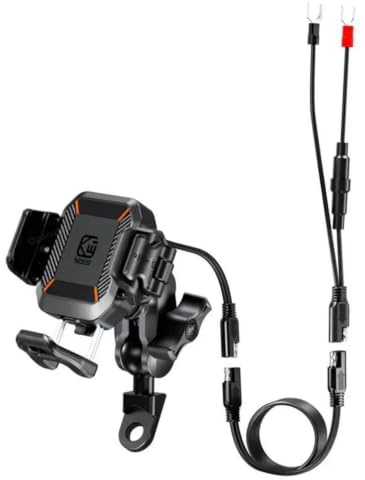 Einstellbar Motorrad-Telefonhalter Für 15 W Kabelloses 36 USB-C-Schnellladen