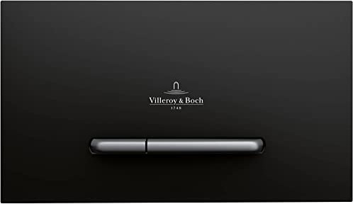 Villeroy & Boch ViConnect, WC-Betätigungsplatte 300S, 2-Mengen-Spülung, 922169D8, Farbe: Anthracite Matt