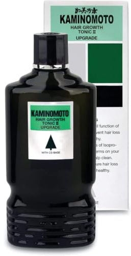 Kaminomoto Hair Growth Tonic II SILVER 180ML - Stops Hair Loss HAIR LOSS AND GROWTH ACCLERATION Super Strength Hair Tonic