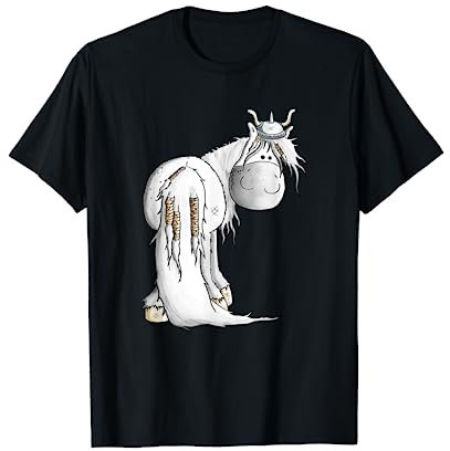 Wikinger Islandpferd Isländer Pferde Cartoon Island T-Shirt