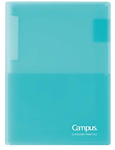 Kokuyo Campus FU-CEH755LB Klemmbrett mit Clip, A4, hellblau