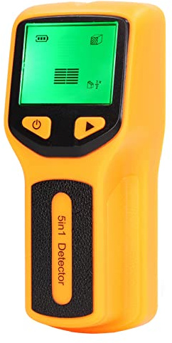 5-in-1 Wandscanner mit LCD-Anzeige, Stud Finder für Holz, Wechselstrom und Metall, präzise Zentrumserkennung, ideal für Heimwerker und Profis